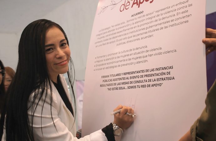 FIRMA GOBIERNO DE YAUTEPEC COMPROMISO A FAVOR DE LAS MUJERES