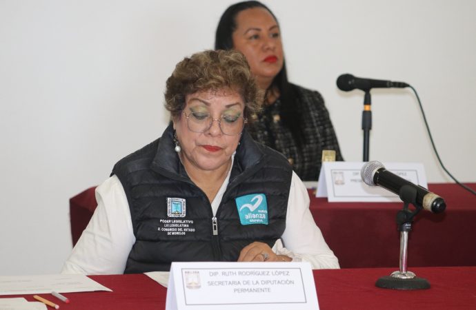 SE REALIZA SESIÓN DE DIPUTACIÓN PERMANENTE DEL CONGRESO DE MORELOS EN SEDE ALTERNA