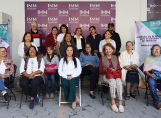 Trabajo conjunto de Isela Chávez con lideresas y líderes de colonias de Cuernavaca en beneficio de las niñas, adolescentes y mujeres de la entidad