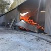 SE QUEMA FABRICA DE LONAS Y BODEGA EN YAUTEPEC