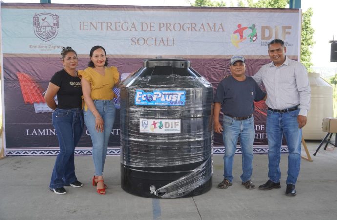 DIF Emiliano Zapata fortalece más de 500 hogares con apoyos subsidiados