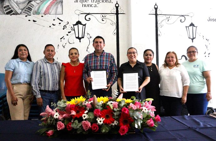 Firman TUJPA y Ayuntamiento de Mazatepec convenio de colaboración en materia de justicia penal para adolescentes
