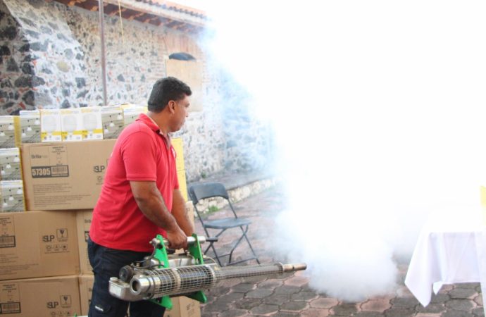 Anuncia alcalde Enrique Alonso la Campaña Masiva de Descacharrización, Nebulización e Iluminación en comunidades y Colonias del municipio.