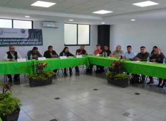 Realizan la sexta sesión ordinaria del Consejo Municipal de Seguridad Pública en Emiliano Zapata