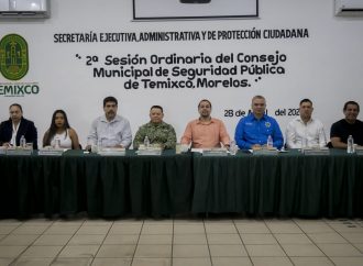REFUERZA TEMIXCO ACCIONES DE SEGURIDAD EN SESIÓN DEL CONSEJO MUNICIPAL