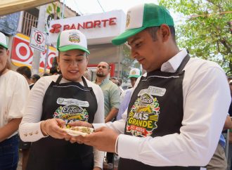 🟢LOGRA EMILIANO ZAPATA EL RÉCORD DEL TACO MÁS GRANDE DEL MUNDO