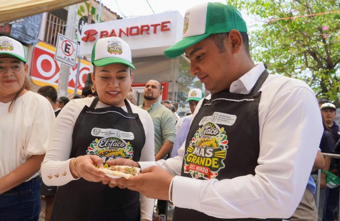 🟢LOGRA EMILIANO ZAPATA EL RÉCORD DEL TACO MÁS GRANDE DEL MUNDO