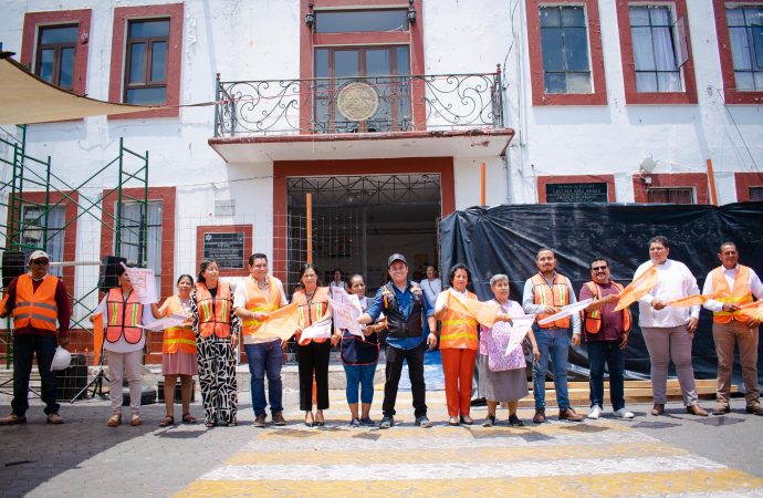 ARRANCA MARCO CUATE REHABILITACIÓN DE LA FACHADA DE PALACIO MUNICIPAL
