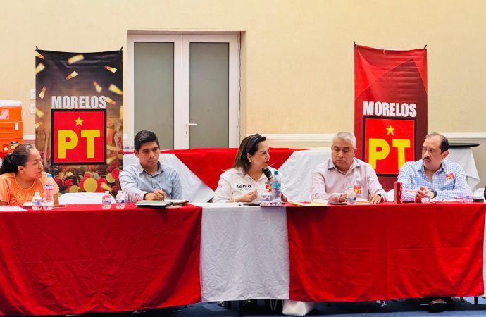 SE REÚNE EL PT MORELOS Y TRAZA RUTA POLÍTICA RUMBO AL 2027